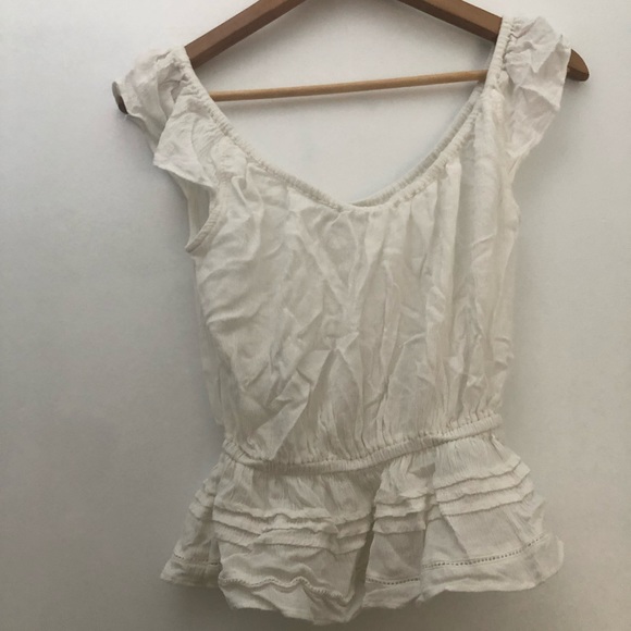 Talula Ruffled Off The Shoulder Tank - Picture 3 of 5